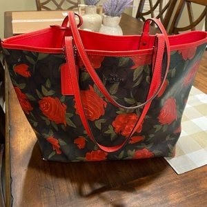 Coach canvas tote